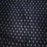 KashiFab Banarasi Pure Raw Silk Zari Booti Black fabric wholesale Varanasi