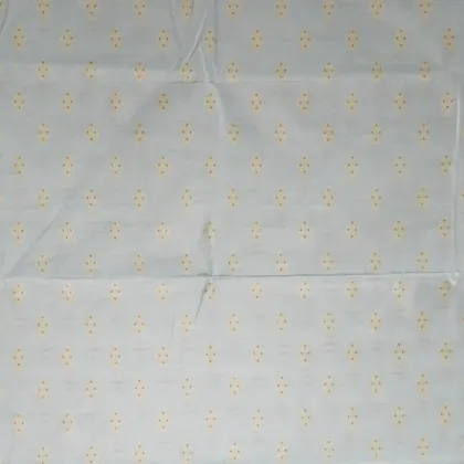 KashiFab Banarasi Pure Resham Cotton Meena Jacquard Grey fabric wholesale Varanasi