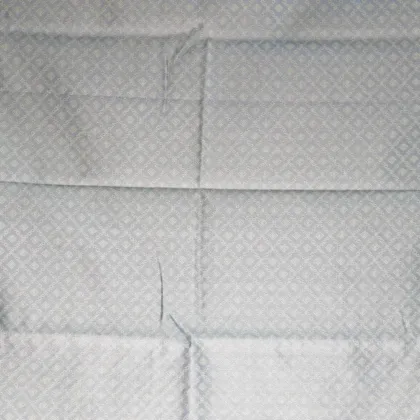 KashiFab Banarasi Pure Resham Cotton Meena Jacquard Grey fabric wholesale Varanasi