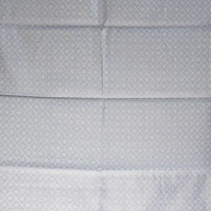 KashiFab Banarasi Pure Resham Cotton Meena Jacquard Grey fabric wholesale Varanasi