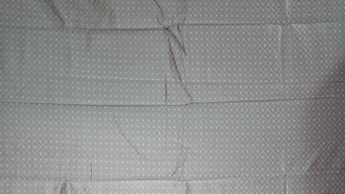 KashiFab Banarasi Pure Resham Cotton Meena Jacquard Grey fabric wholesale Varanasi