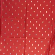 KashiFab Banarasi Resham Zari Meena Brocade Red fabric wholesale Varanasi