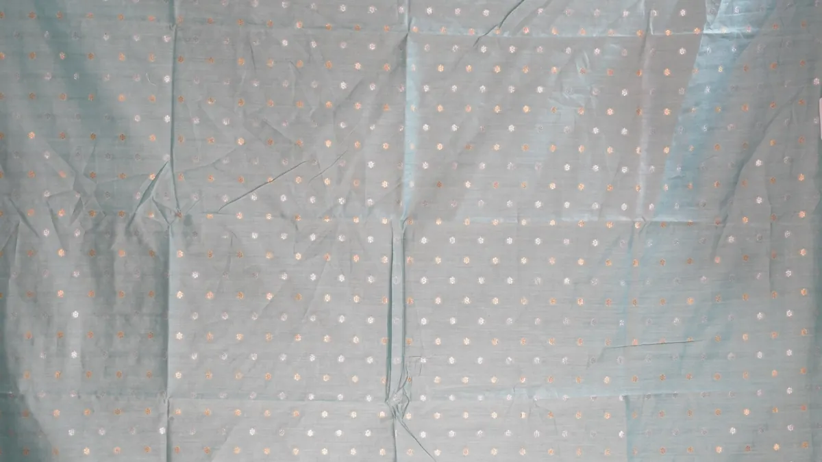 KashiFab Banarasi Resham Zari Meena Brocade Grey 2 fabric wholesale Varanasi