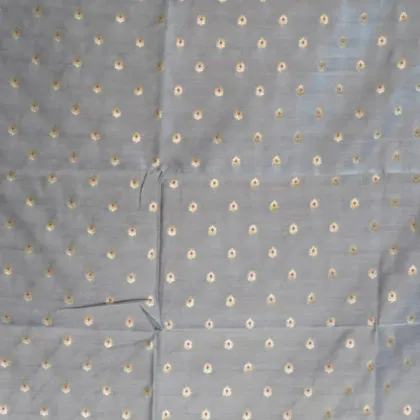 KashiFab Banarasi Resham Zari Meena Brocade Grey fabric wholesale Varanasi