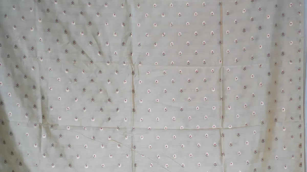 KashiFab Banarasi Resham Zari Meena Brocade Grey 2 fabric wholesale Varanasi