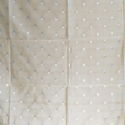 KashiFab Banarasi Resham Zari Meena Brocade Grey fabric wholesale Varanasi