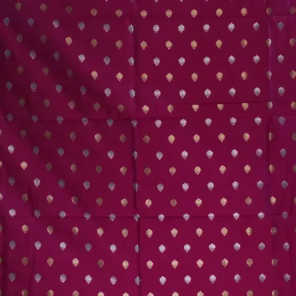 KashiFab Banarasi Resham Zari Meena Brocade Wine fabric wholesale Varanasi