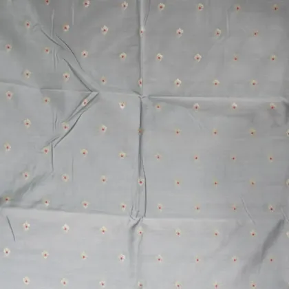 KashiFab Banarasi Resham Zari Meena Brocade Grey fabric wholesale Varanasi