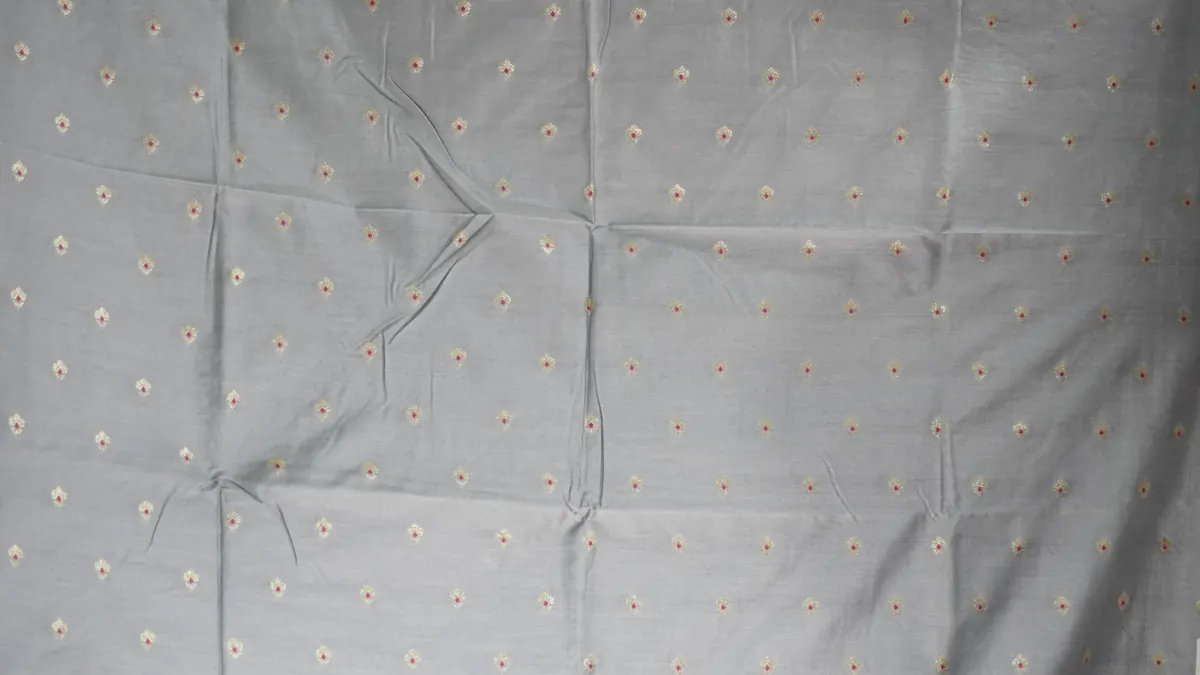 KashiFab_banarasi_resham_zari_meena_brocade_cho_u0320_grey_01 KashiFab Banarasi Resham Zari Meena Brocade Grey fabric wholesale Varanasi