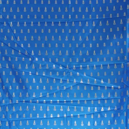 KashiFab Banarasi Resham Zari Meena Brocade Navy fabric wholesale Varanasi
