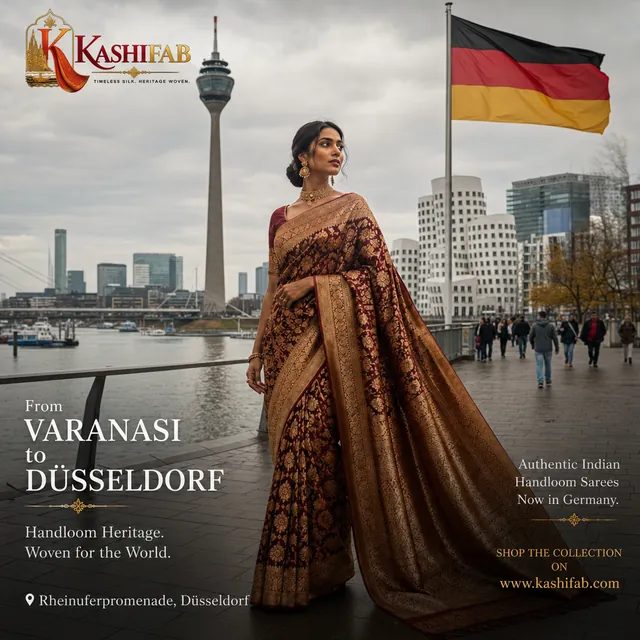 KashiFab Varanasi Silk Exporters & Suppliers in Düsseldorf - Banaras silk fabric online