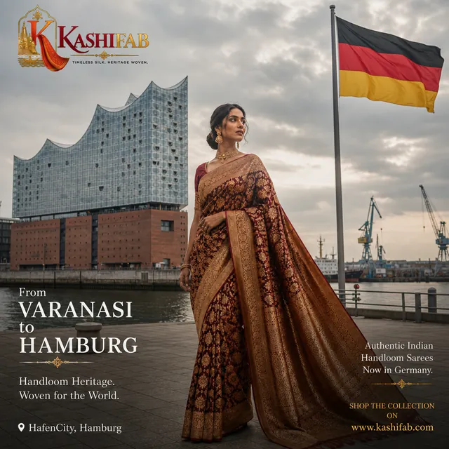 KashiFab Varanasi Silk Exporters & Suppliers in Hamburg - Banaras silk fabric online