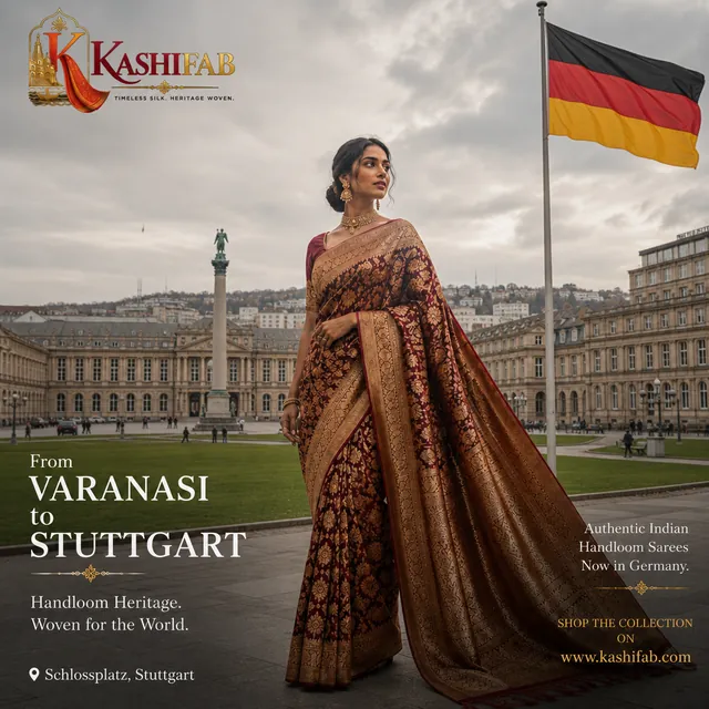 KashiFab Varanasi Silk Exporters & Suppliers in Stuttgart - Banaras silk fabric online