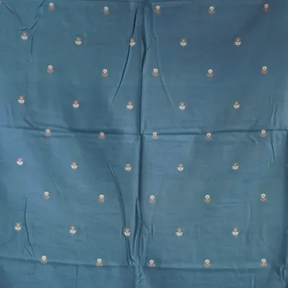 KashiFab Banarasi Sartan Zari Meena Brocade Navy fabric wholesale Varanasi
