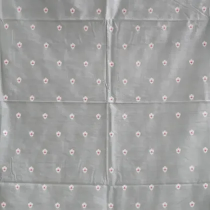 KashiFab Banarasi Sartan Zari Meena Brocade Grey fabric wholesale Varanasi