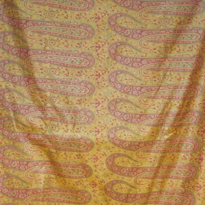 KashiFab Banarasi Vintage Brocade Rust fabric wholesale Varanasi