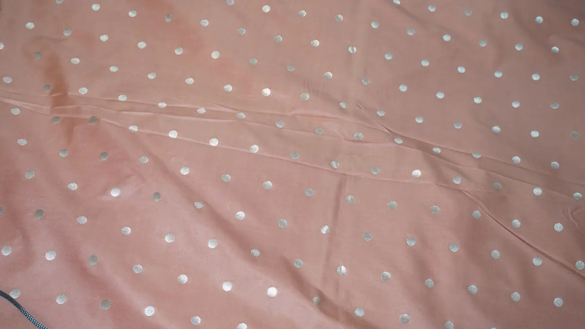 KashiFab Banarasi Vintage Brocade Red fabric wholesale Varanasi