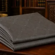 KashiFab Cotton Jacquard Zari Banarasi Fabric folded on table - Banaras fabric cover