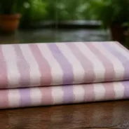 KashiFab Banarasi Sartan Zari Meena Brocade folded on table - Banaras fabric cover