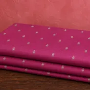 KashiFab Banarasi Sartan Zari Meena Brocade folded on table - Banaras fabric cover