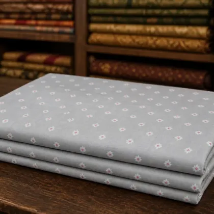 KashiFab Banarasi Sartan Zari Meena Brocade folded on table - Banaras fabric cover