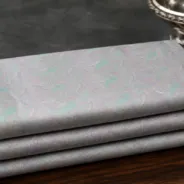 KashiFab Banarasi Vintage Brocade folded on table - Banaras fabric cover
