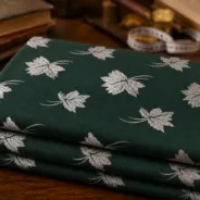 KashiFab Banarasi Vintage Brocade folded on table - Banaras fabric cover