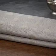 KashiFab Banarasi Vintage Brocade folded on table - Banaras fabric cover