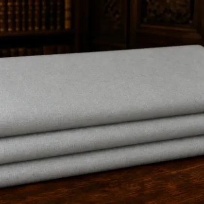 KashiFab Banarasi Fancy Yarn Viscose Jacquard folded on table - Banaras fabric cover