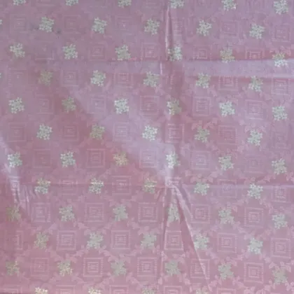 KashiFab Cotton Jacquard Zari Banarasi Fabric Magenta fabric wholesale Varanasi