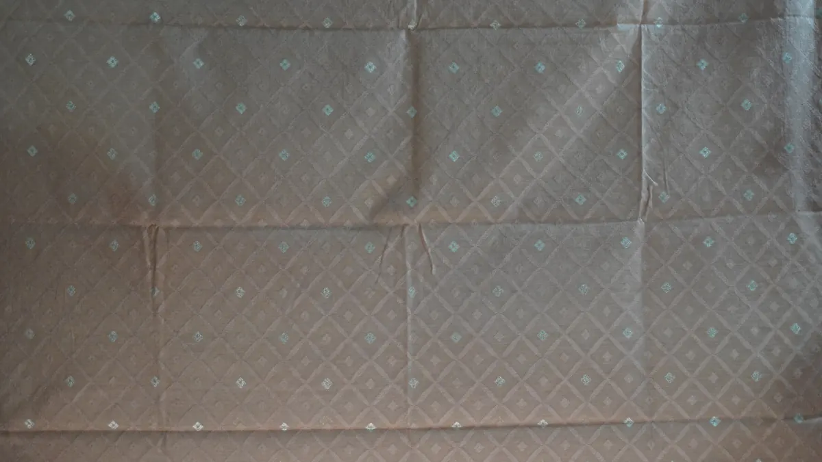 KashiFab Cotton Jacquard Zari Banarasi Fabric Charcoal 2 fabric wholesale Varanasi