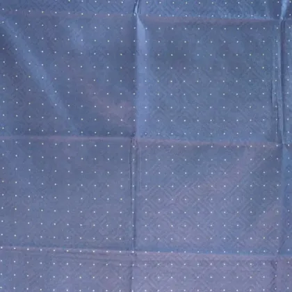 KashiFab Cotton Jacquard Zari Banarasi Fabric Navy fabric wholesale Varanasi