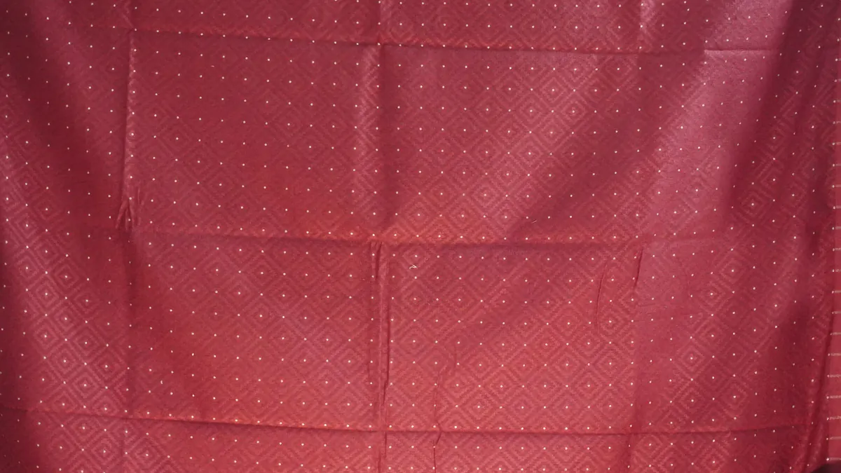 KashiFab_cotton_jacquard_zari_banarasi_fabric_cho_d18_red_02-1 KashiFab Cotton Jacquard Zari Banarasi Fabric Red fabric wholesale Varanasi