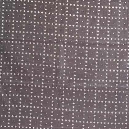 KashiFab Cotton Jacquard Zari Banarasi Fabric Charcoal fabric wholesale Varanasi