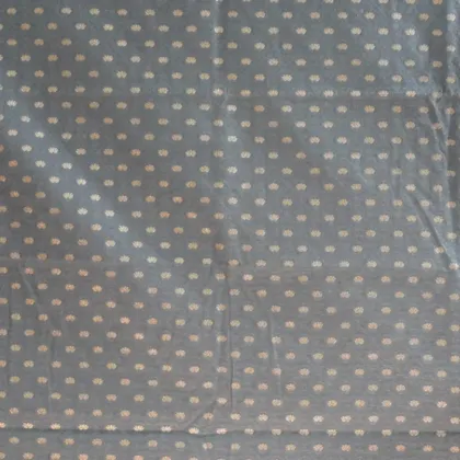 KashiFab Cotton Jacquard Zari Banarasi Fabric Charcoal fabric wholesale Varanasi