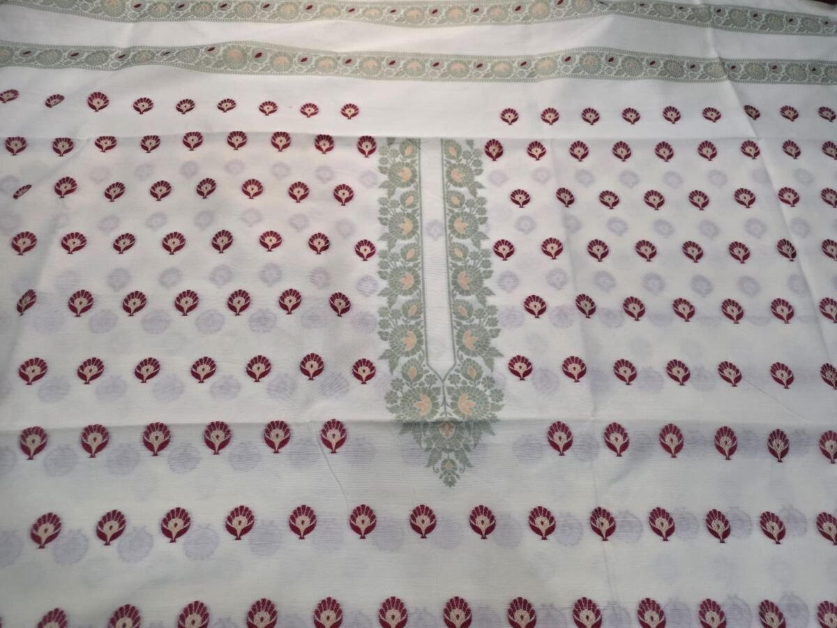 KashiFab Cotton Weave Kurta Fabric Poly Cotton Blue KashiFab cotton weave kurta fabric poly cotton Blue online - ready kurta piece