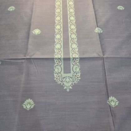 KashiFab organza kora saree yardage - Banarasi silk fabric wholesale metre