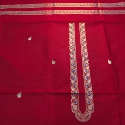 KashiFab Cotton Weave Kurta Fabric Poly Cotton Maroon KashiFab cotton weave kurta fabric poly cotton Maroon online - ready kurta piece