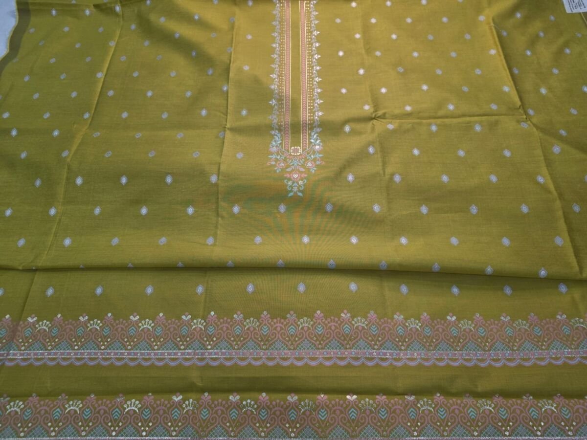 KashiFab Cotton Weave Kurta Fabric Poly Cotton Mustard KashiFab cotton weave kurta fabric poly cotton Mustard online - ready kurta piece