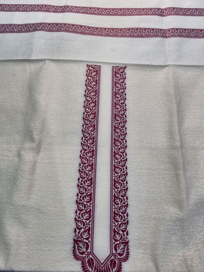 KashiFab Cotton Weave Kurta Fabric Poly Cotton Purple KashiFab cotton weave kurta fabric poly cotton Purple online - ready kurta piece