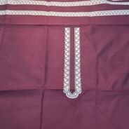 KashiFab cotton weave kurta fabric poly cotton Red online - ready kurta piece