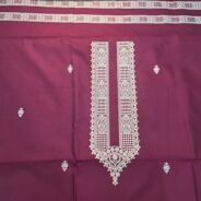KashiFab cotton weave kurta fabric poly cotton Red online - ready kurta piece