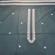 KashiFab cotton weave kurta fabric poly cotton Slate Blue online - ready kurta piece