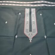 KashiFab cotton weave kurta fabric poly cotton Slate Blue online - ready kurta piece