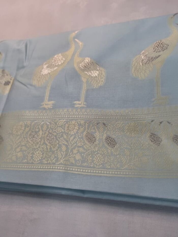 KashiFab cotton jacquard fabric yardage - Banarasi silk fabric design wholesale