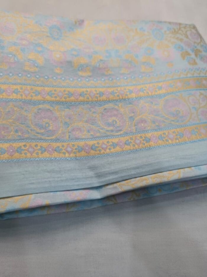 KashiFab cotton jacquard fabric yardage - Banarasi silk fabric design wholesale