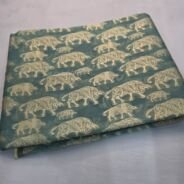KashiFab cotton jacquard fabric yardage - Banarasi silk fabric design wholesale