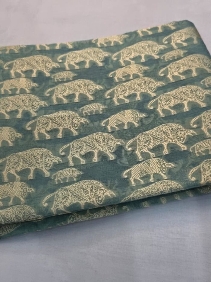 KashiFab cotton jacquard fabric yardage - Banarasi silk fabric design wholesale