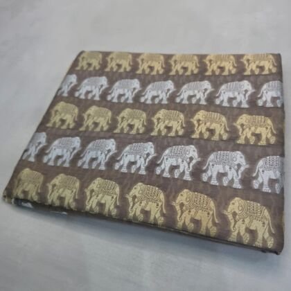 KashiFab wedding lehenga fabric yardage - Banarasi silk fabric wholesale metre
