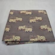 KashiFab Cotton Weave Shikargah Purple detail